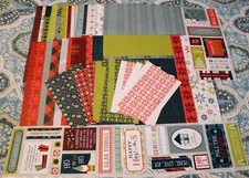 Creative Memories Christmas Nordic paper photo mats Stickers 3pk