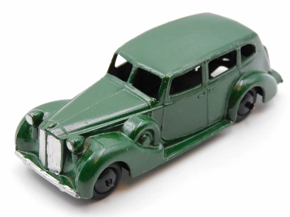 Dinky Toys Packard Super A Berline 39A 1/43 Modèle En Fonte Vintage REPEINT - Photo 3/4