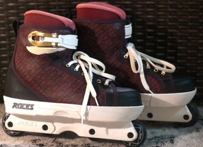 Roces Domestik Punk (SIZE10 US) Aggressive Inline skates READ DESC. Secrets...