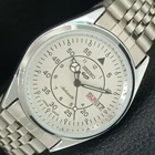 REFURBISHED SEIKO 5 AUTOMATIC 6309A VINTAGE JAPAN MENS SILVER WATCH a442328-4