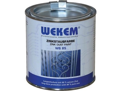 12er PACK(Stk) WEKEM 0314000850800 Zinkstaubfarbe WS85 dunkelgrau, metallisch ma