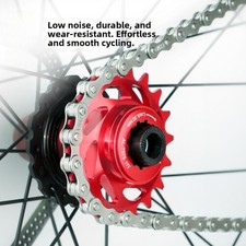 Ingranaggio ruota libera monovelocità 16T 18T CNC alluminio per mozzi ruota libera standard MTB