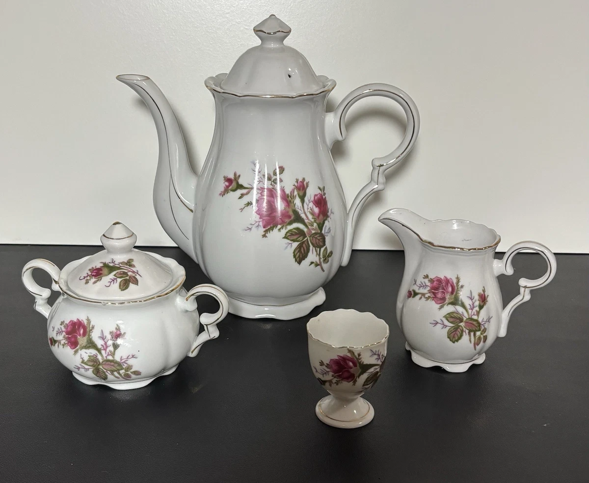 Moss Rose Tea Set In Made In Japan China & Dinnerware for sale | eBay
