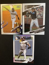 3 Fernando Tatis Jr 2021 Topps Chrome Mint Optic Donruss Panini 2023 BL #1 #106