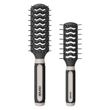 Grip  Lift Vent Hairbrush, Full-Size and Mid-Size Brush Set, Nylon Bristle Hair