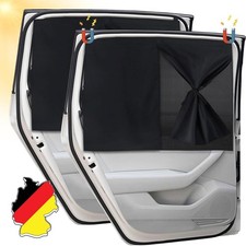 2 Stück Sonnenschutz Auto Magnetisch Sonnenschutz mit Vollschatten/Halbschatten