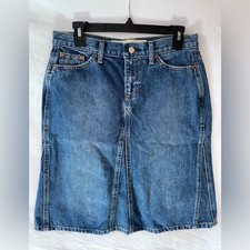 Vintage GAP Denim medium wash Skirt in Blue 100 Cotton