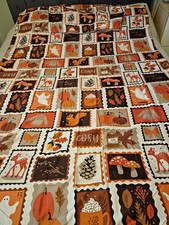 Reversible Autumn /Halloween Single Duvet Cover Set + Pillowcase . Bnwt.