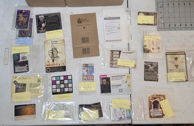 Lot of Board Game Promos Various, Kickstarter Add-ons Extras Extensions Cards Et
