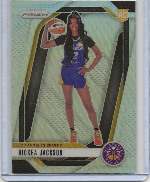 2024 Rickea Jackson Panini Prizm Silver WNBA #144 Los Angeles Sparks RC