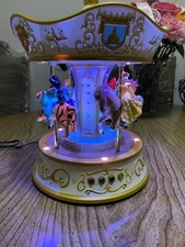 Hallmark 2021 Disney Princess Dreams Go Round Carousel With Light Sound & Motion
