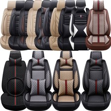 Most Of Car Suv Seat Cover 5 Seats Universal Full Set Leather Cushion Protector