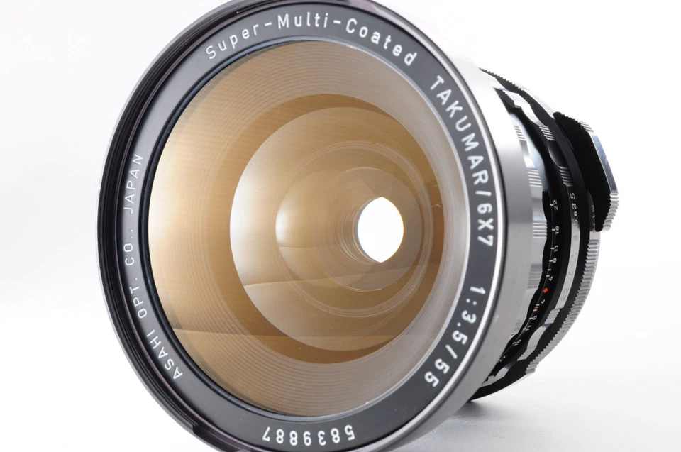 **NEAR MINT** Pentax SMC Takumar 6x7 55mm f/3.5 + Cap For 6x7 67 67II From Japan - Image 2 of 4