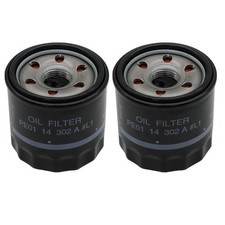 2PACK For Mazda Engine Oil Filter Cartridge PE01-14-302B PE0114302A