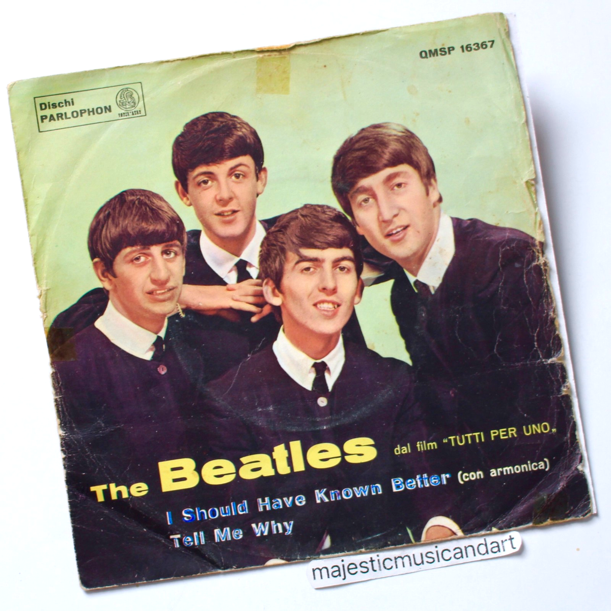 The Beatles Tutti per uno イタリア盤 LP THE BEATLES 1964 TUTTI PER