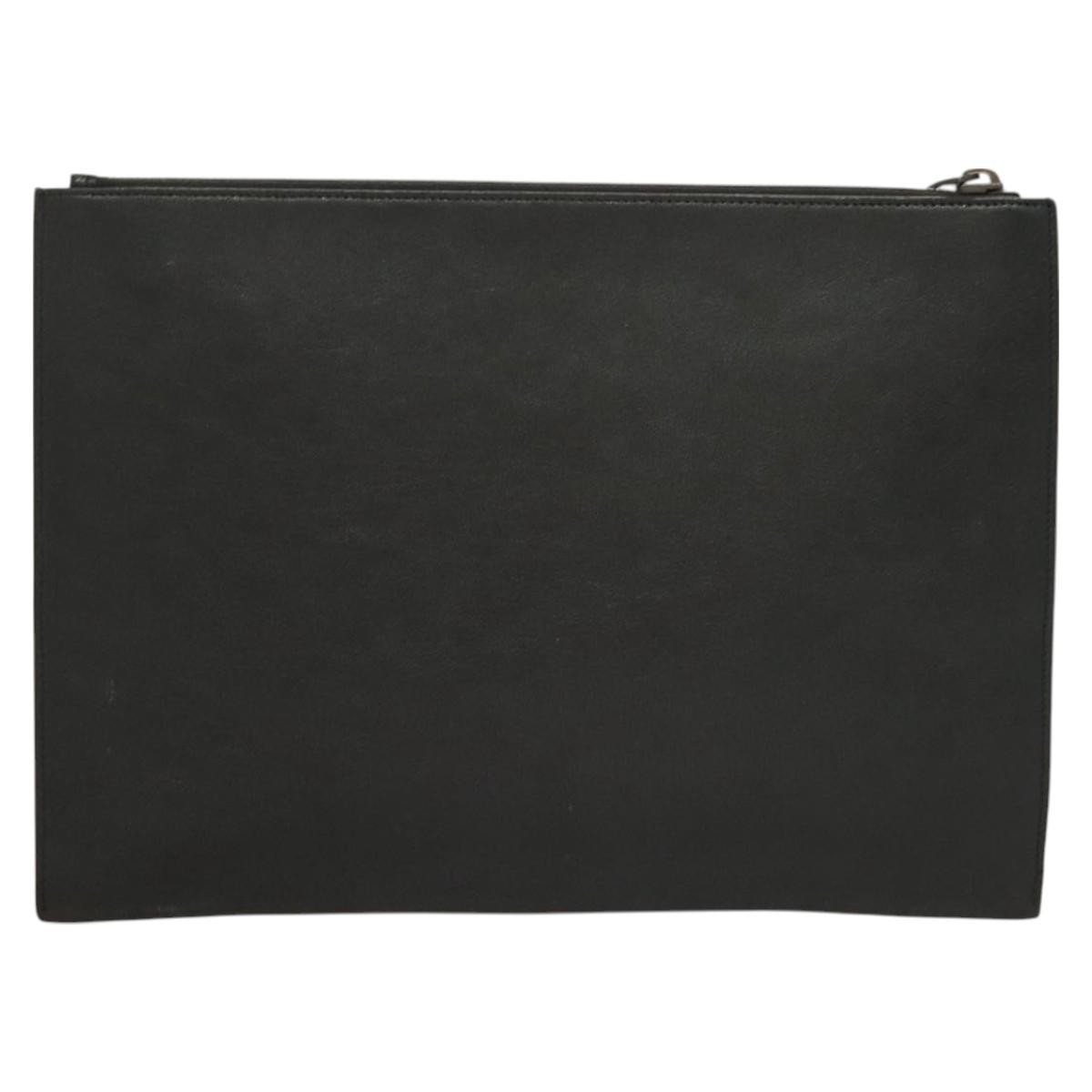 Borsa pochette SAINT LAURENT pelle nera originale bs27165