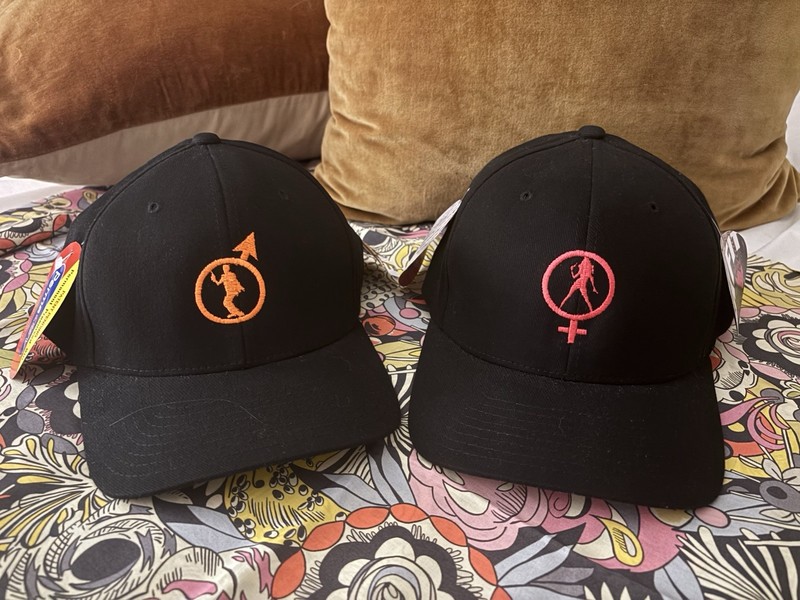 Vintage 1999 “Austin Powers: The Spy Who Shagged Me” Flexfit Hats Set of Two