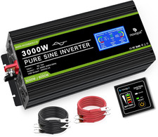 3000W Onda Sinusoidale Pura Power Inverter DC 12V in AC 220V Con Display LCD Int