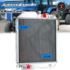 4-row Core Radiator Fits Ford New Holland 5640 6640 7740 Ts100 Ts110 Ts115 Ts90