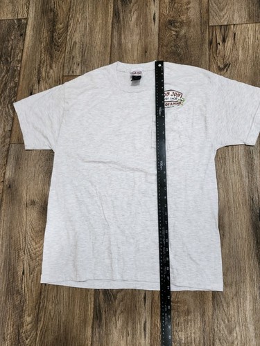 Camiseta De Colección Años 90 Y2K Ron Jon Surf Shop Cacao Playa Loro Bolsillo Grande Hanes Carne de Res - Imagen 7 de 8