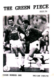 THE GREEN PIECE PLYMOUTH ARGYLE FANZINE FIRST EDITION !! DEC/JAN 1989/1990 #VGC#