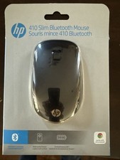 New HP 410 Slim Bluetooth Mouse - Bluetooth 5.0, Swift Pair, Blue optical sensor
