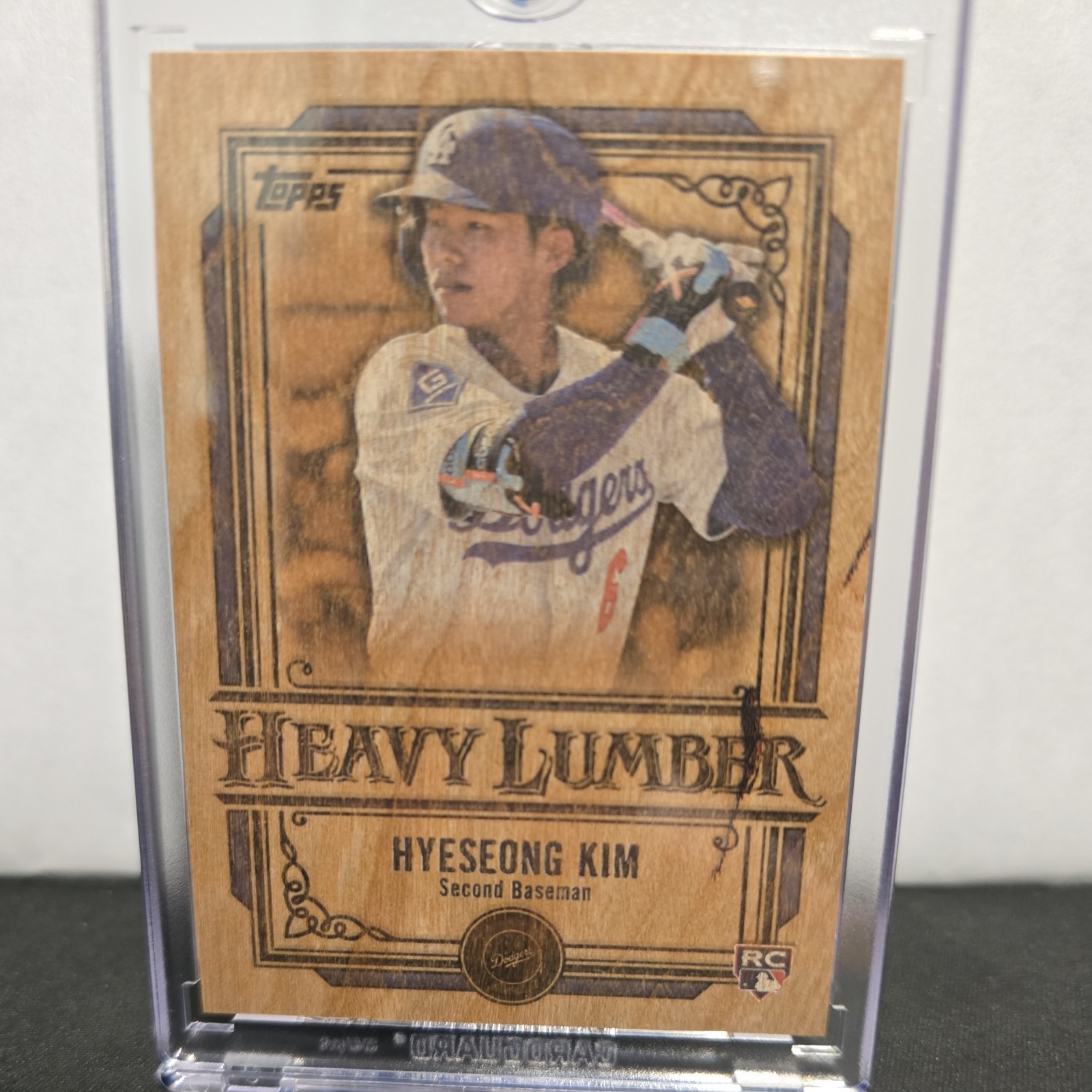 2025 Topps Update HYESEONG KIM RC Heavy Lumber SSP HL-65 Dodgers Rookie Case Hit