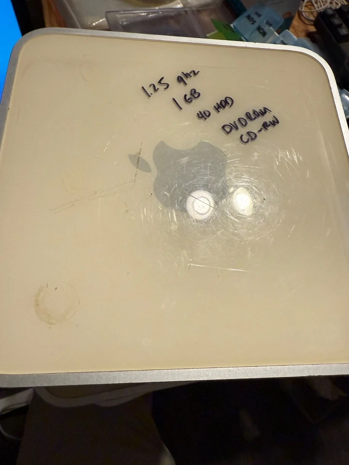 Apple Mac mini 台式机 G4 批量 4 个 总单元,2 个电源,1 个遥控器 — 第 3/4 张图片