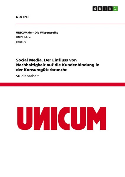 Nici Frei | Social Media. Der Einfluss Von Nachhaltigkeit Auf Die...-image
