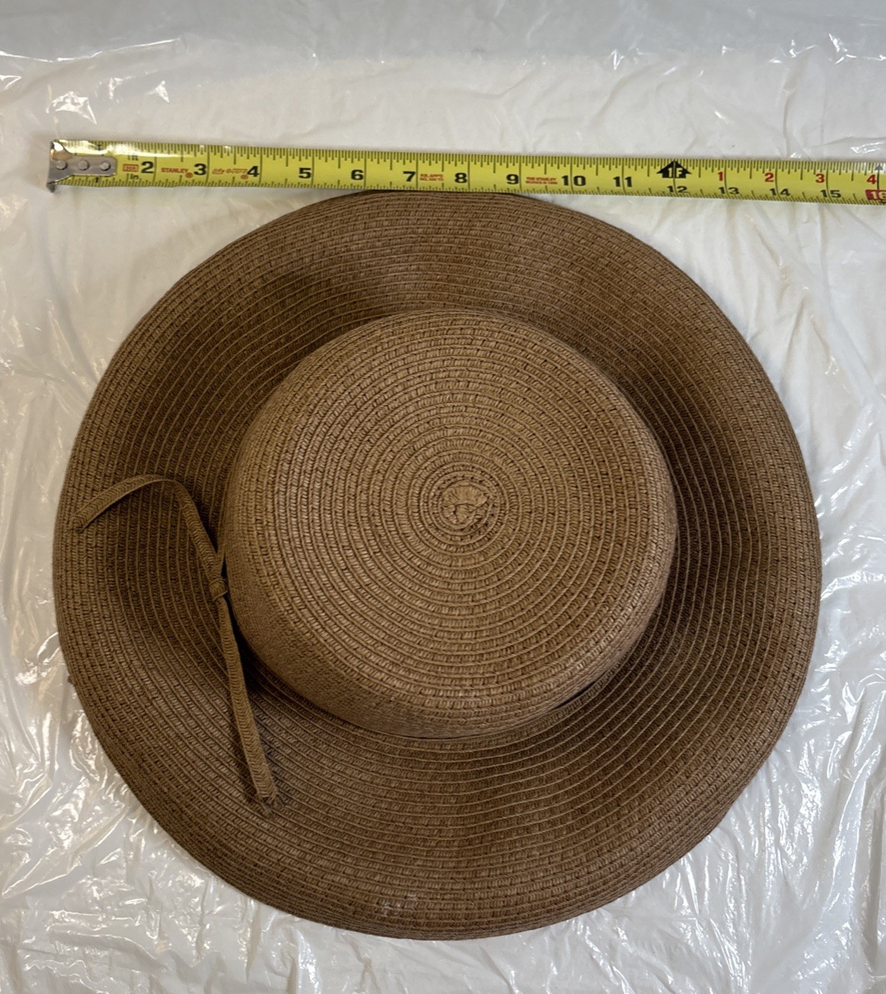 Sun N Sand Headwear Brown Hat W Ribbon