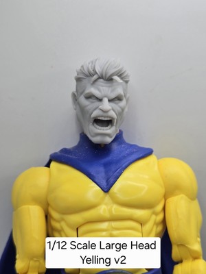 3d Printed OMNI-DAD LARGE HEAD #3 1:12  6''  Classified Legend Scale