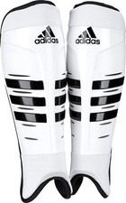 2025/26 adidas SG Hockey Shinguards - White/Black - CDH151 - Free P&P