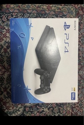Sony PlayStation 4 Slim 500GB Black PS4 Console CUH-2215B Open Box Free Game