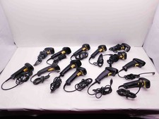 13pc LOT OF LASER HANDHELD BARCODE SCANNERS VARIOUS BRANDS USB CONNECTION