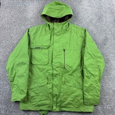 Burton Esquire Jacket Mens XL Green Vented Ski Lined Snowboard Waterproof