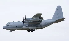 Lockheed Martin KC-130T VMGR-234 Rangers 165000 Mahogany Model Large Scale 1/100