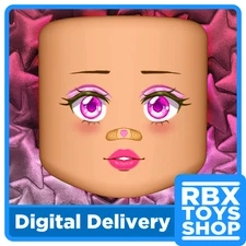 R0BL0X Super Pink Heart Makeup FACE Toy Code Only DELIVERED Via eBay Message
