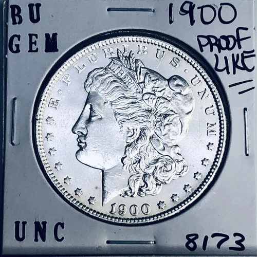 1900 BU GEM MORGAN SILVER DOLLAR UNC MS+++ U.S. MINT RARE COIN 8173
