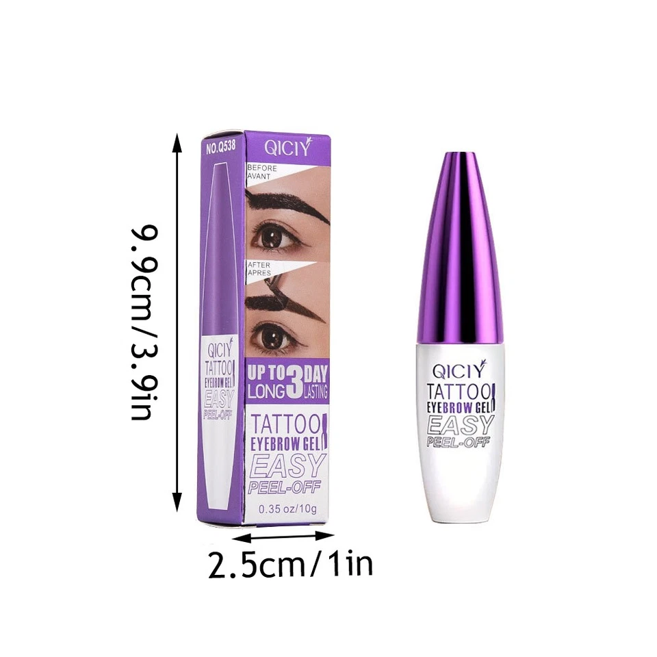 Tattoo Peel-Off Semi-Permanent Brow Tint Waterproof Long-Lasting Eyebrow Gel - Image 4 of 4