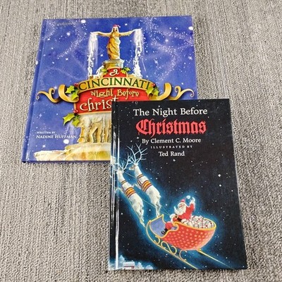 Cincinnati Night Before Christmas By Huffman & Clement Moore Version 2 Book Lot