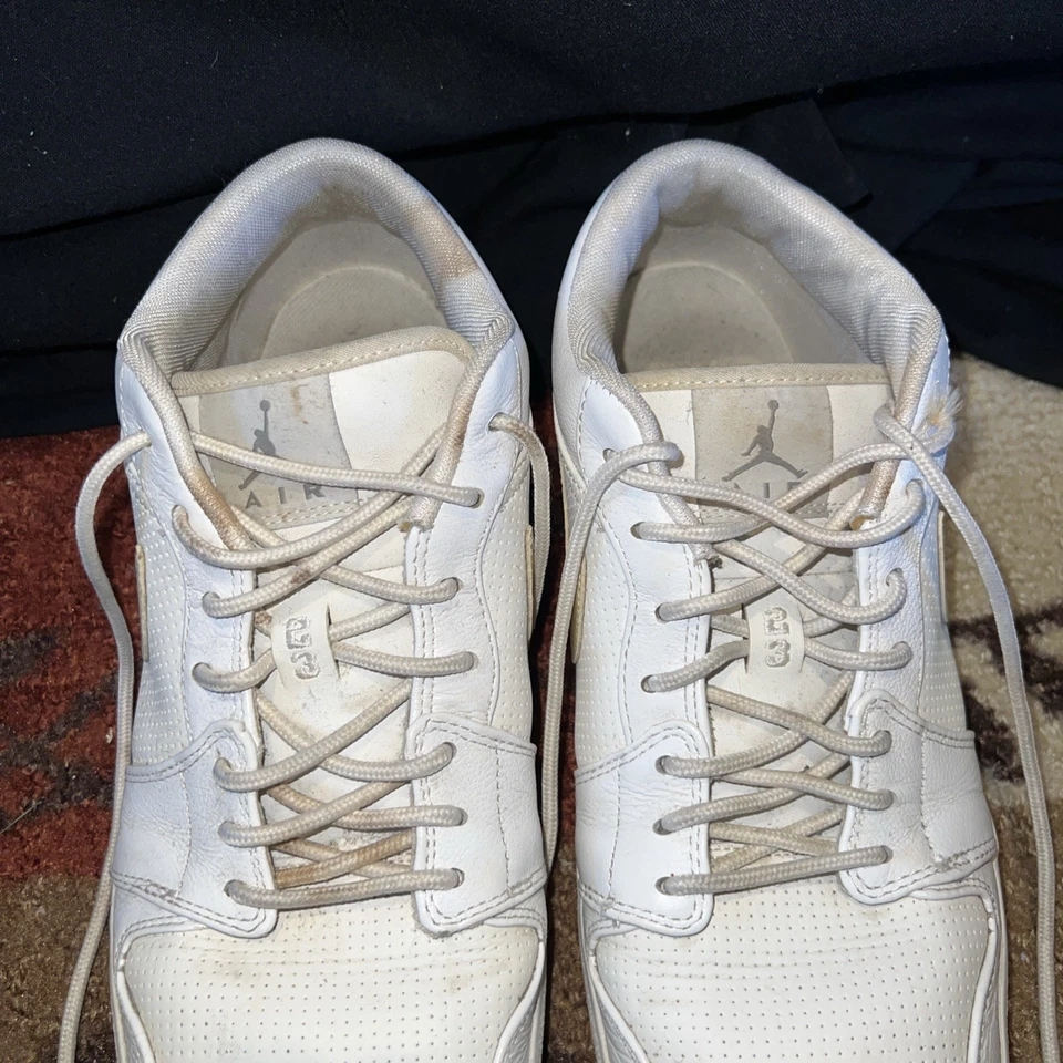 Nike Air Jordan V.2 Retro Bajo Blanco/Crema Para Hombre Talla 12 Foto 2 de 4