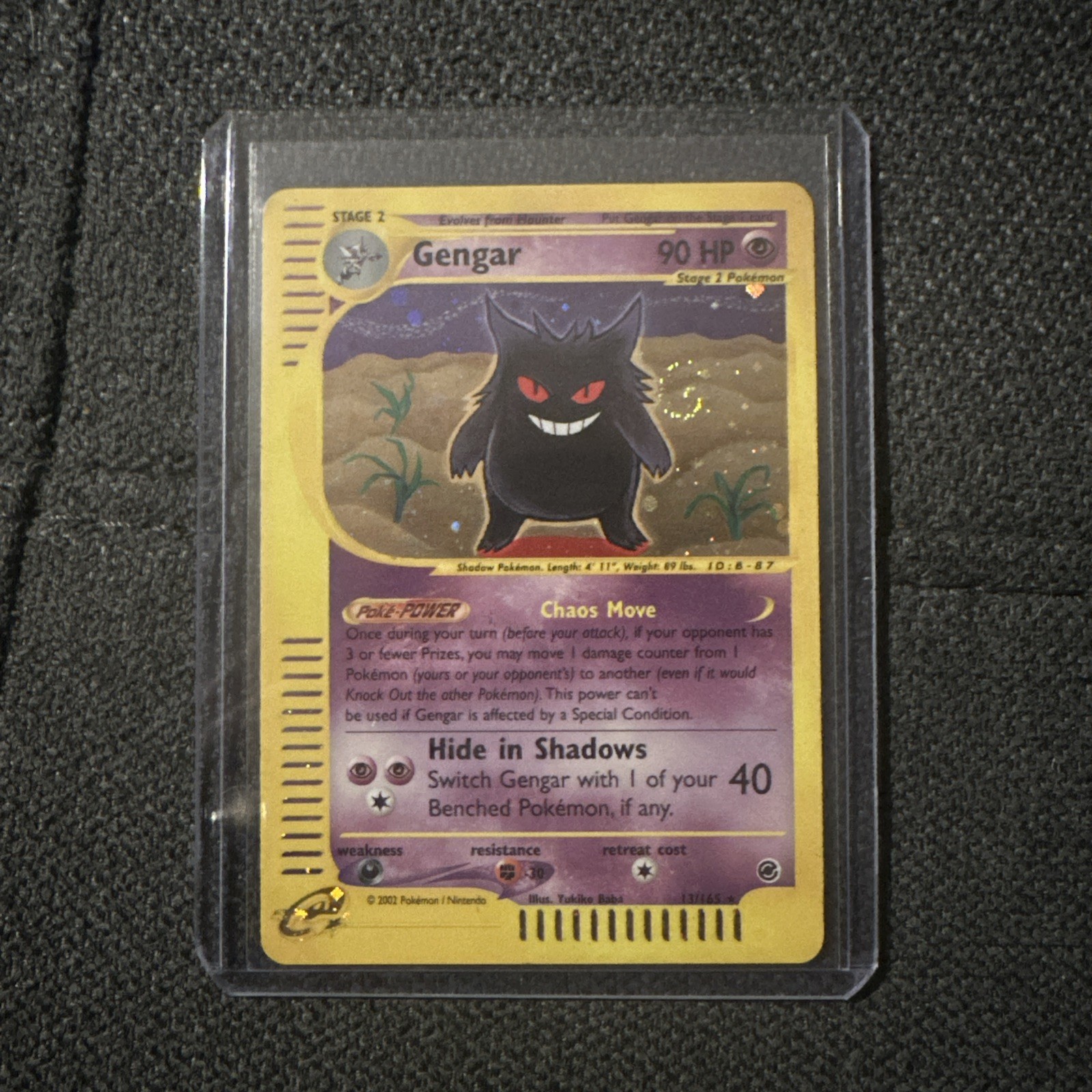 Gengar - 13/165 - Pokemon Expedition Holo Rare Card LP w/Swirl