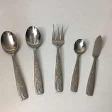 Cambridge Roam Sand Serving Set 5 Piece Stainless Steel