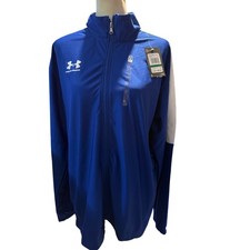 Under Armour Challenger Track Jacket, Royal Blue  White, Men's Size Large, NWT