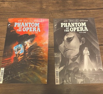 Image Comics Phantom of the Opera Issue 1.  Cover A and 1:25 Variant 