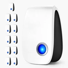 2025 Upgraded Ultrasonic Repeller 12 Packs, Indoor Ultrasonic Repellent for R...