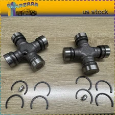 Premium Driveshaft Universal Joints Pair Front Rear Moog 534G Greasable DW-534G