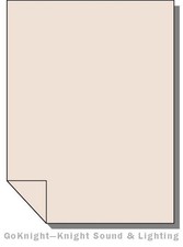 Lee Filters 184 Cosmetic Peach Lighting Gel Sheet