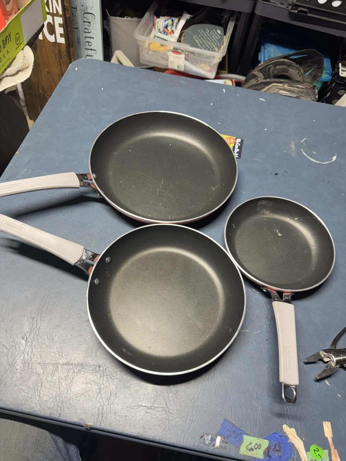 Tramontina 3-Piece EveryDay Nonstick Saute Pan Set, pink