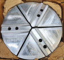 10" Aluminum "Pie" Chuck Jaws 5" Deep Fits Kitagawa B210 Style Chucks NOS Clean